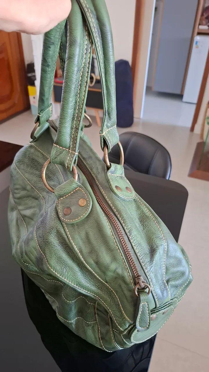 Bolsa em couro  - Foto 4