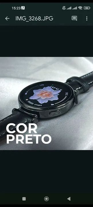 Smartwatch dourado a prova dágua  - Foto 3