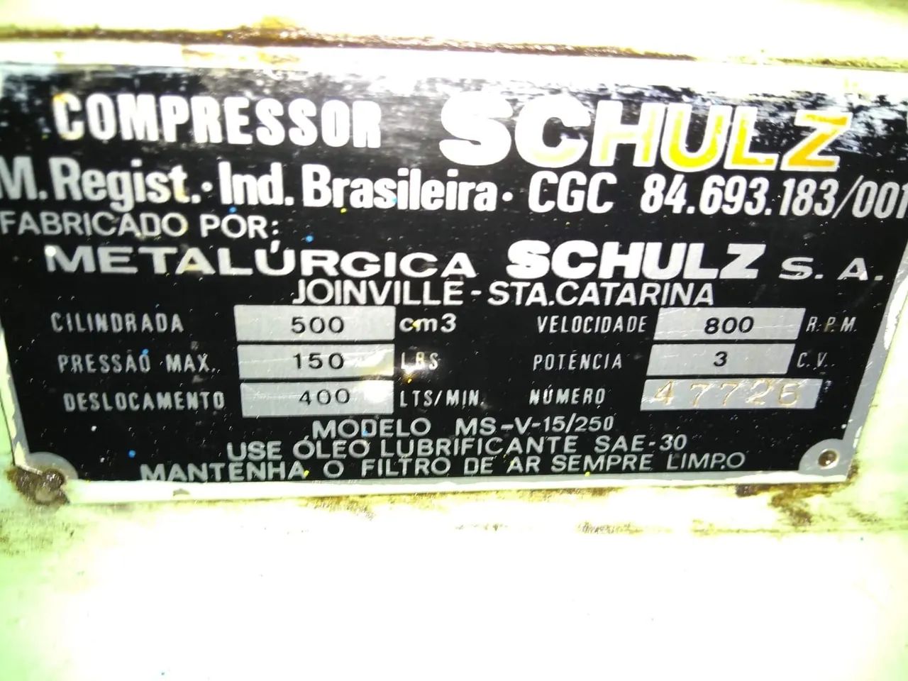 Compressor schulez trifásico - Foto 2