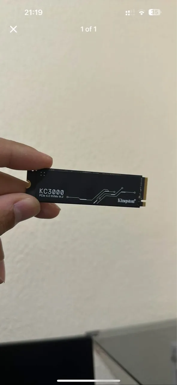 SSD Kingston KC3000 NVMe PCIe 4.0 M.2 500GB
