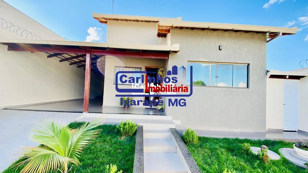 Casa 3 Quartos, Sendo 1 Suíte no Pousada Del Rey, Igarapé/MG - Casa com piscina aquecida!