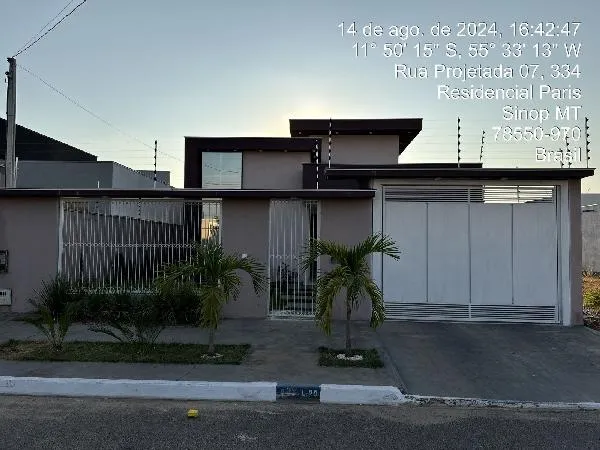 Casa 177.21m², 3 dormitório(s), 2 vaga(s) na garagem - RESIDENCIAL PARIS, SINOP MT