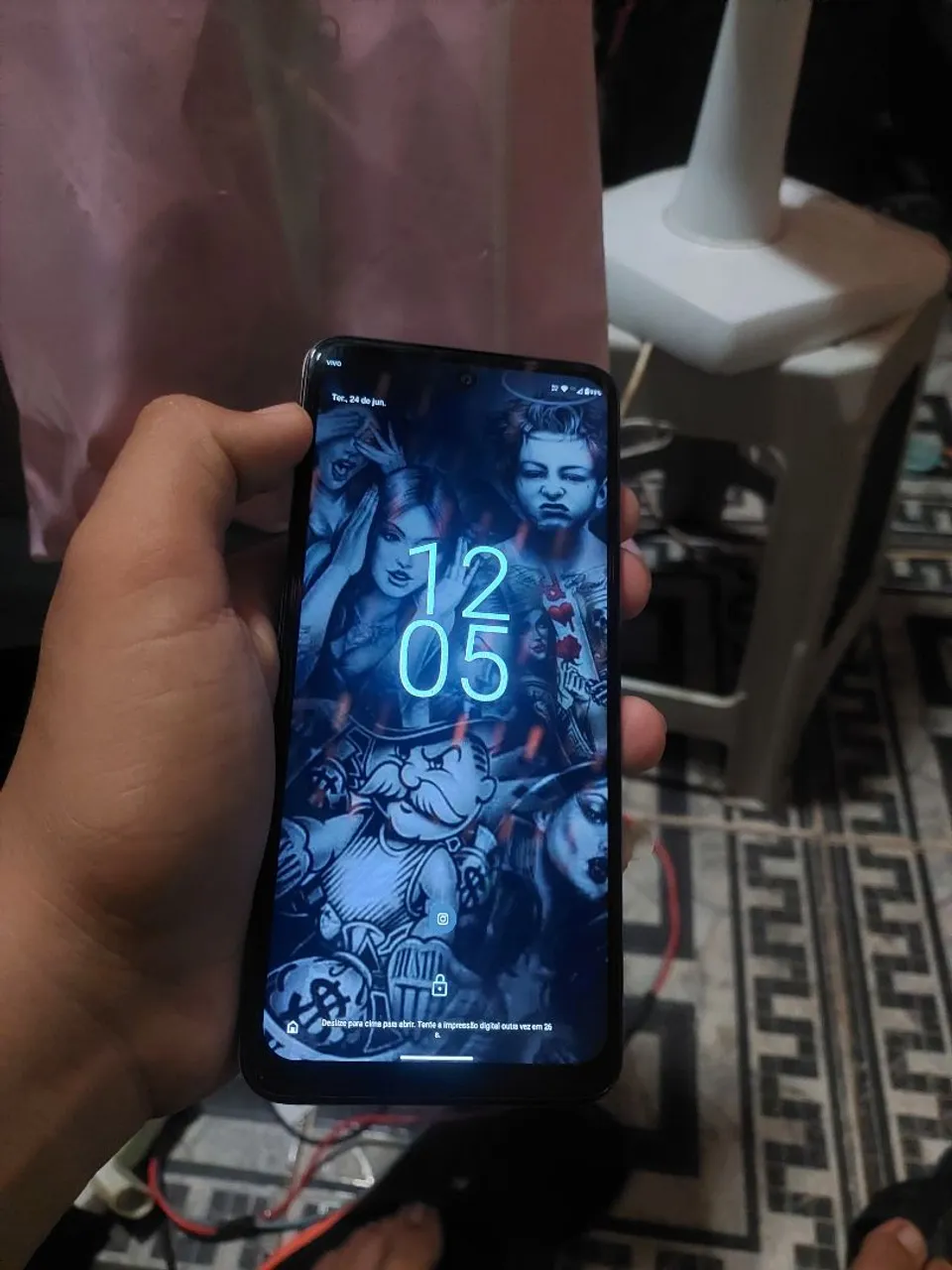 Moto G53 5G NFC com chip virtual. Aceito trocas em Pc semi gamer