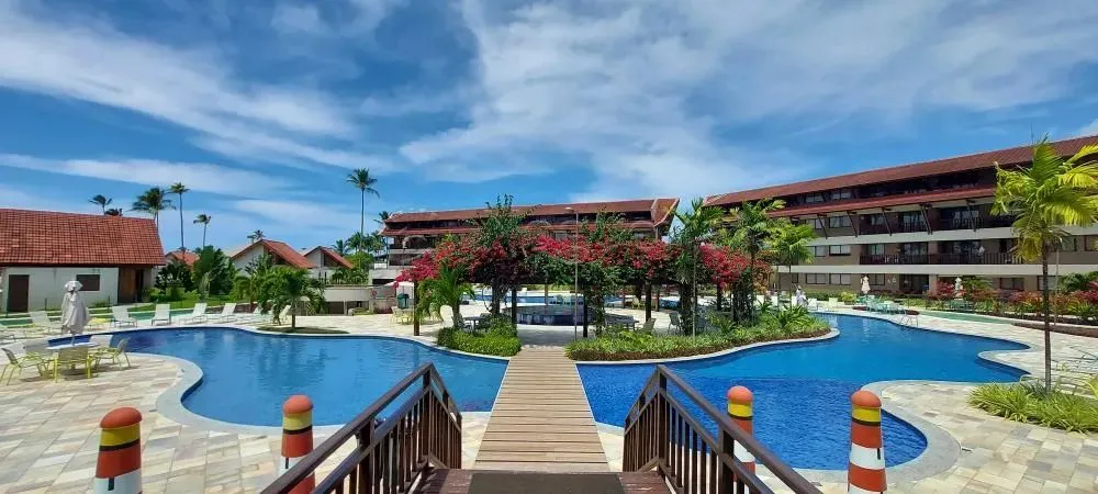 Excelente apartamento no condomínio Oka Beach Residence em Muro Alto!