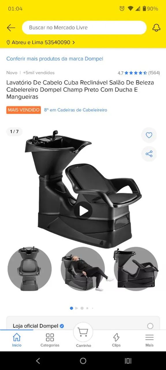 Lavatório profissional 