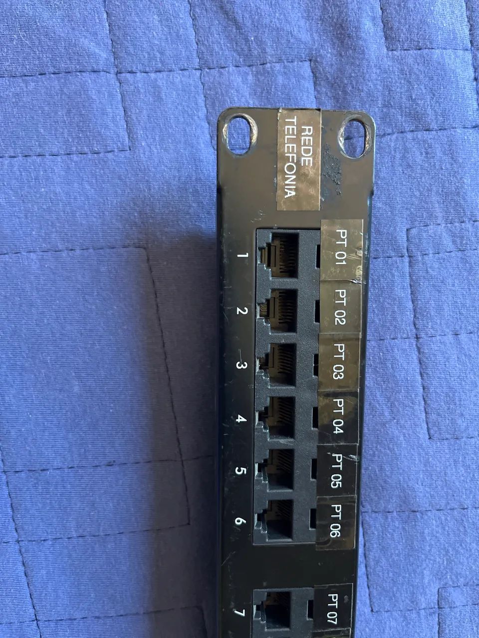 Patch panel telefonia e internet 24 portas cat 5e - Foto 2