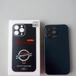Capa para celular 14 Pro Max - Traseira de Vidro Fosco
