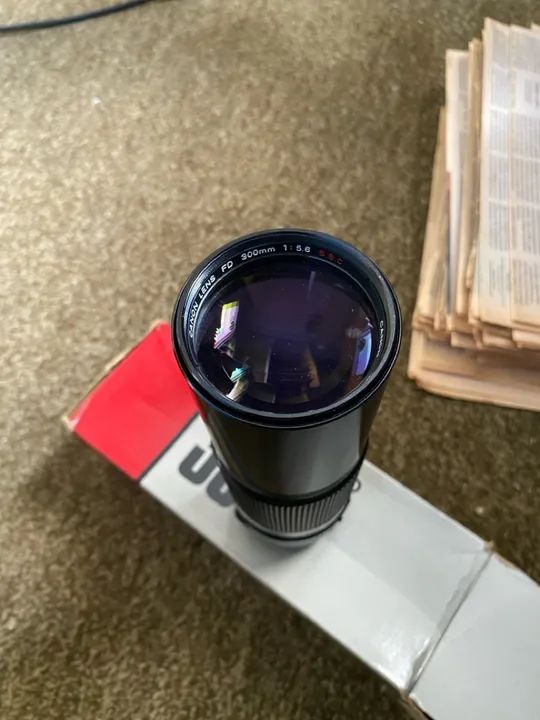 Lente Cânon para máquina fotográfica antiga  - Foto 2