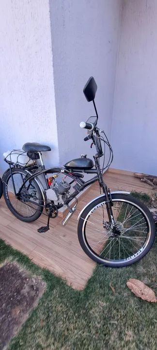Bicicleta com motor a gasolina - Foto 4