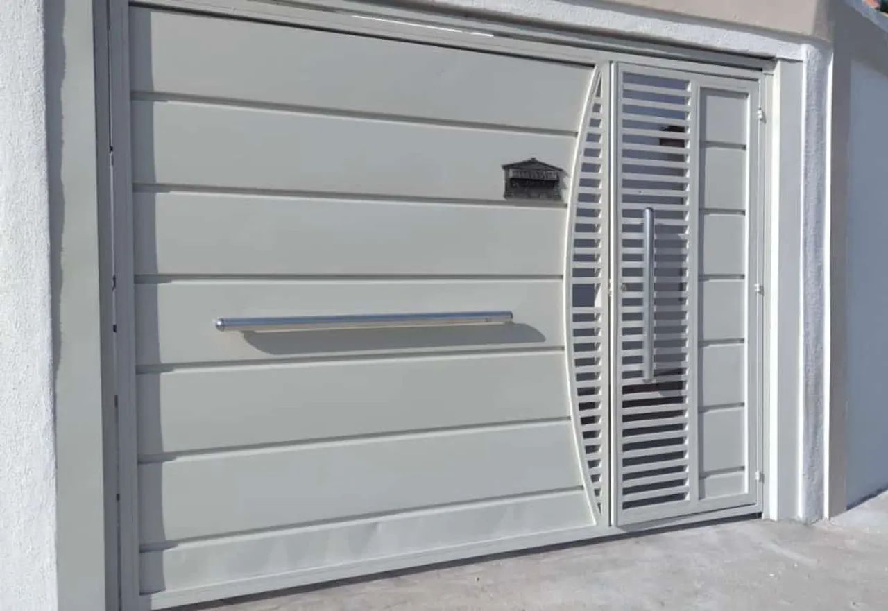 Portão Basculante Ferro Galvanizado 2.80x2.50 Novo