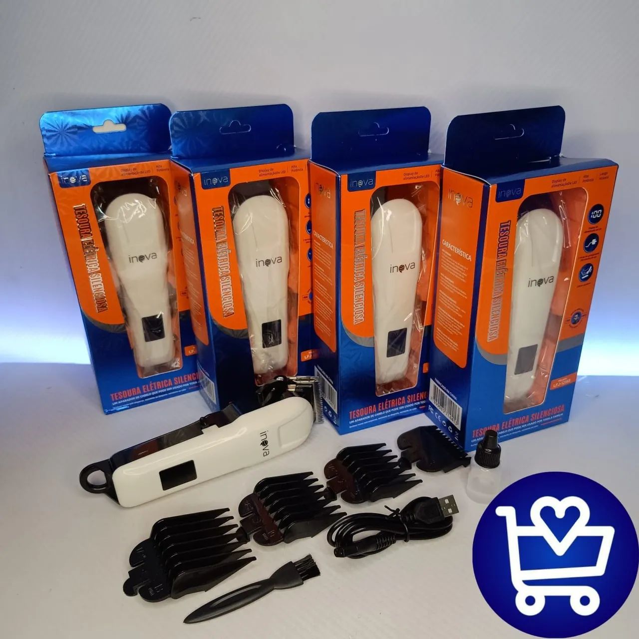 Máquina de Cortar Cabelo Ineva - Silenciosa e Potente - Foto 4