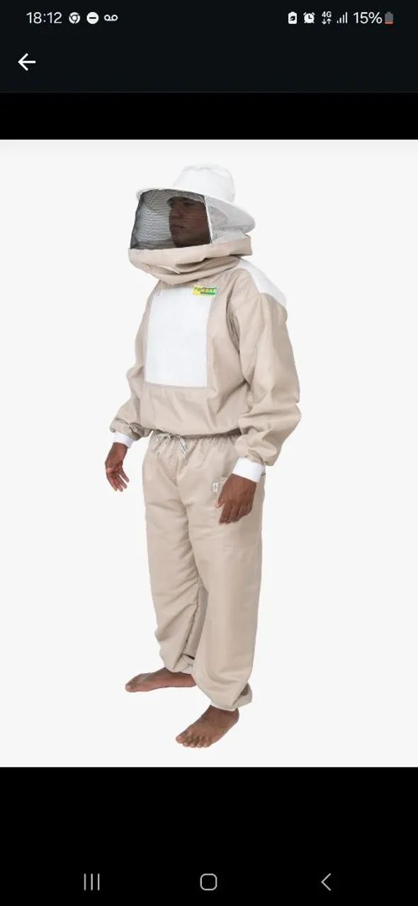 Traje de Apicultura - e fumegador