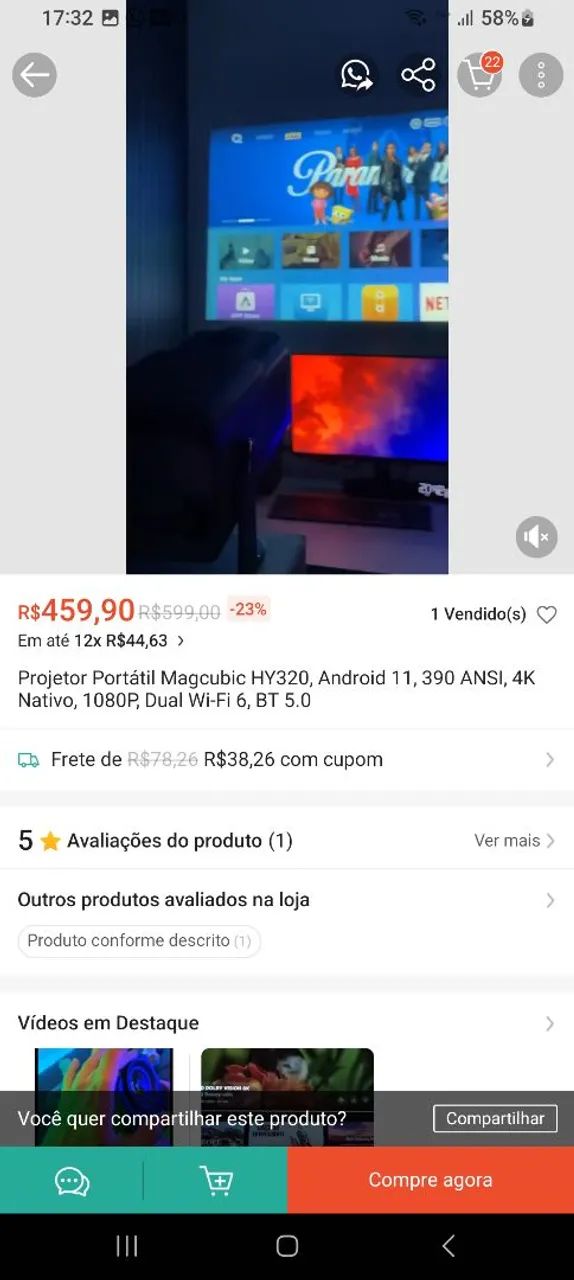 Projetor smart  - Foto 2