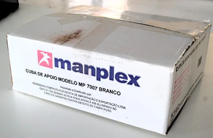 Cuba de Apoio Modelo MP 7007 Branco da marca Manplex. - Foto 3