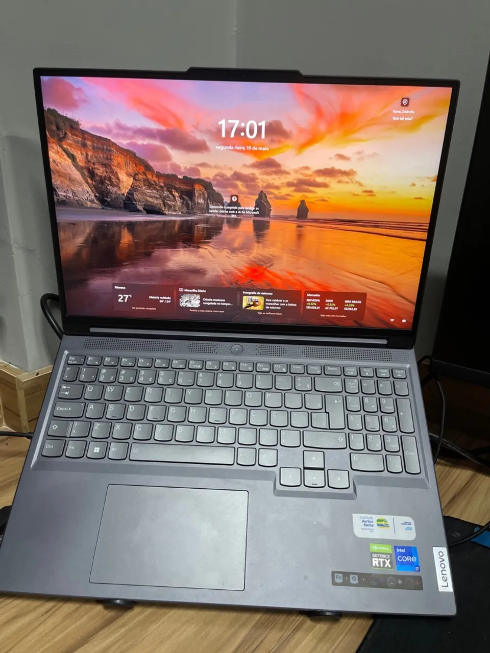 Notebook Lenovo Legion com RTX e Intel Core