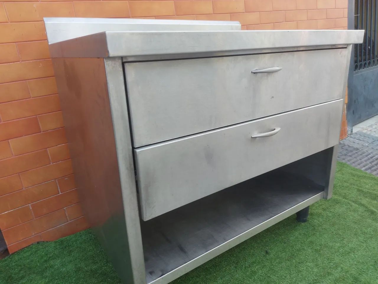 Balcão  bancada inox 2 gavetas  - Foto 4