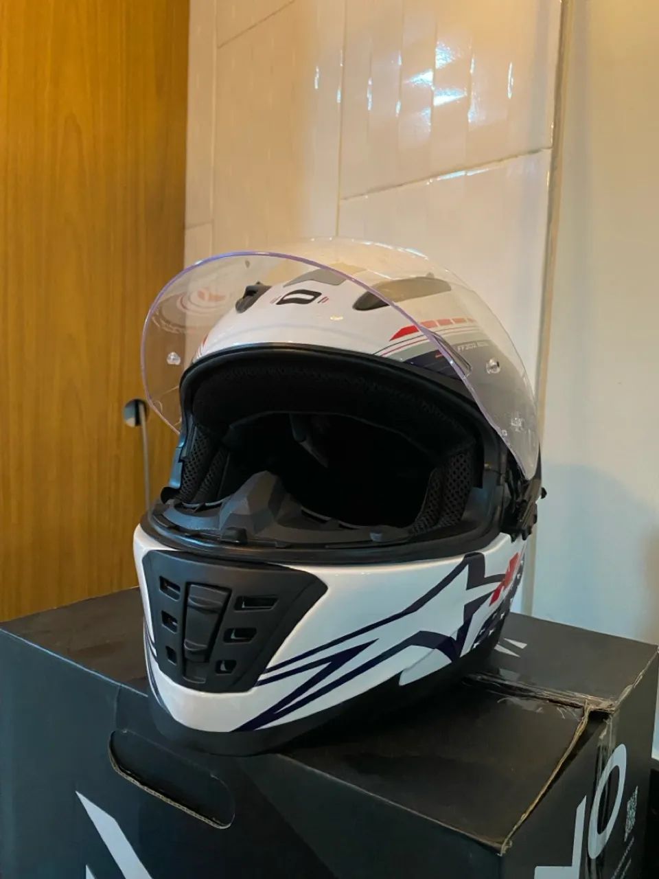 Capacete Norisk FF302 Soul American Flag - Foto 3