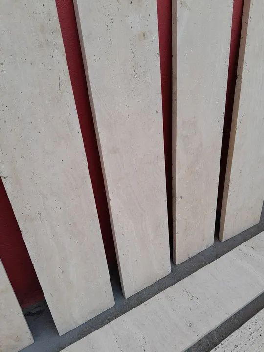Soleira  em Travertino romano bruto - 7 peças - Foto 2