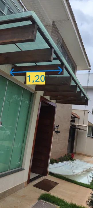 Pau Brasil Travessas e colunas de pergolado. - Foto 6