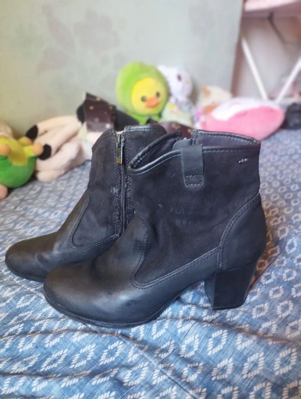 Bota coturno feminino 