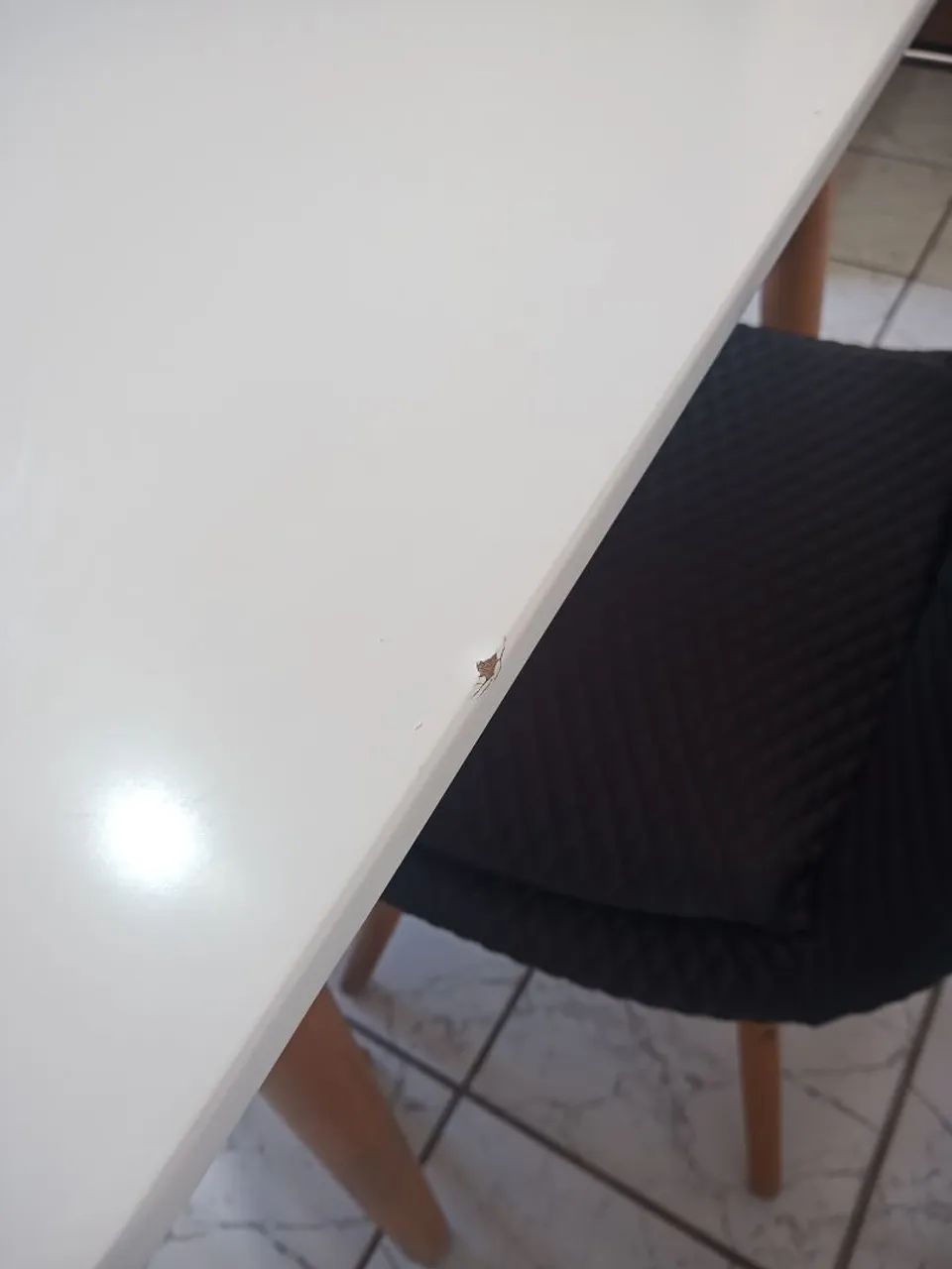 Mesa de Jantar Branca 4 Cadeiras - Foto 5
