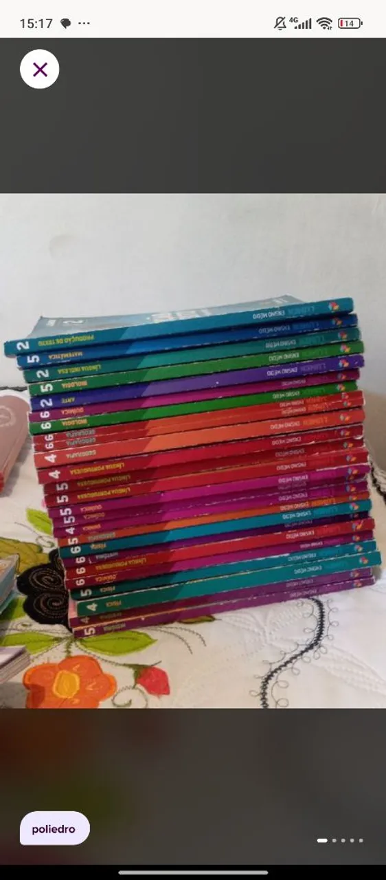 Livros didáticos Ensino Médio