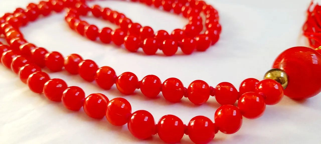 Japamala 108 contas vermelho  - Foto 3