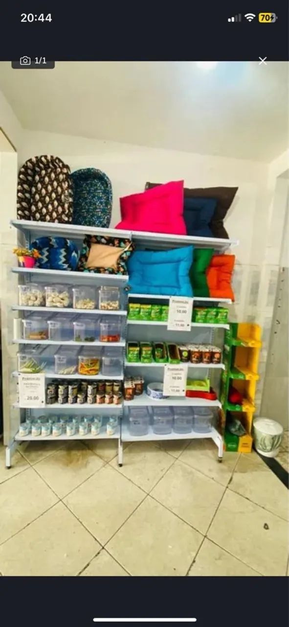 Gondolas 1,70M (Expositores e Prateleiras para Comércio)