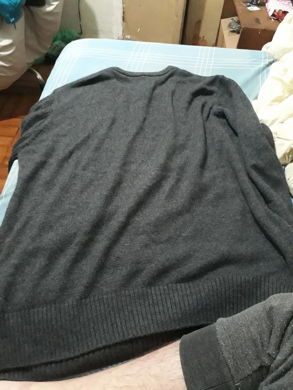 Blusa de moletom gola careca - Foto 4