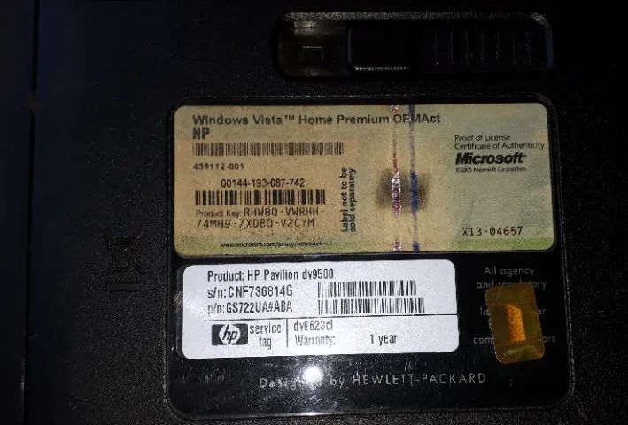 HP Pavilion DV9500 - Foto 4