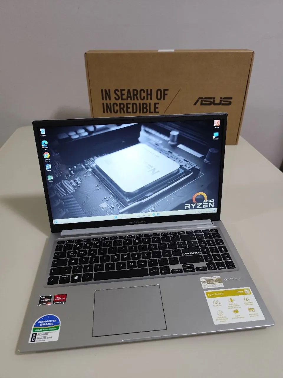 Notebook [NOVO] Asus - Ryzen 7 7730U - 24GB - SSD NMVe 512GB - AMD Radeon Graphics
