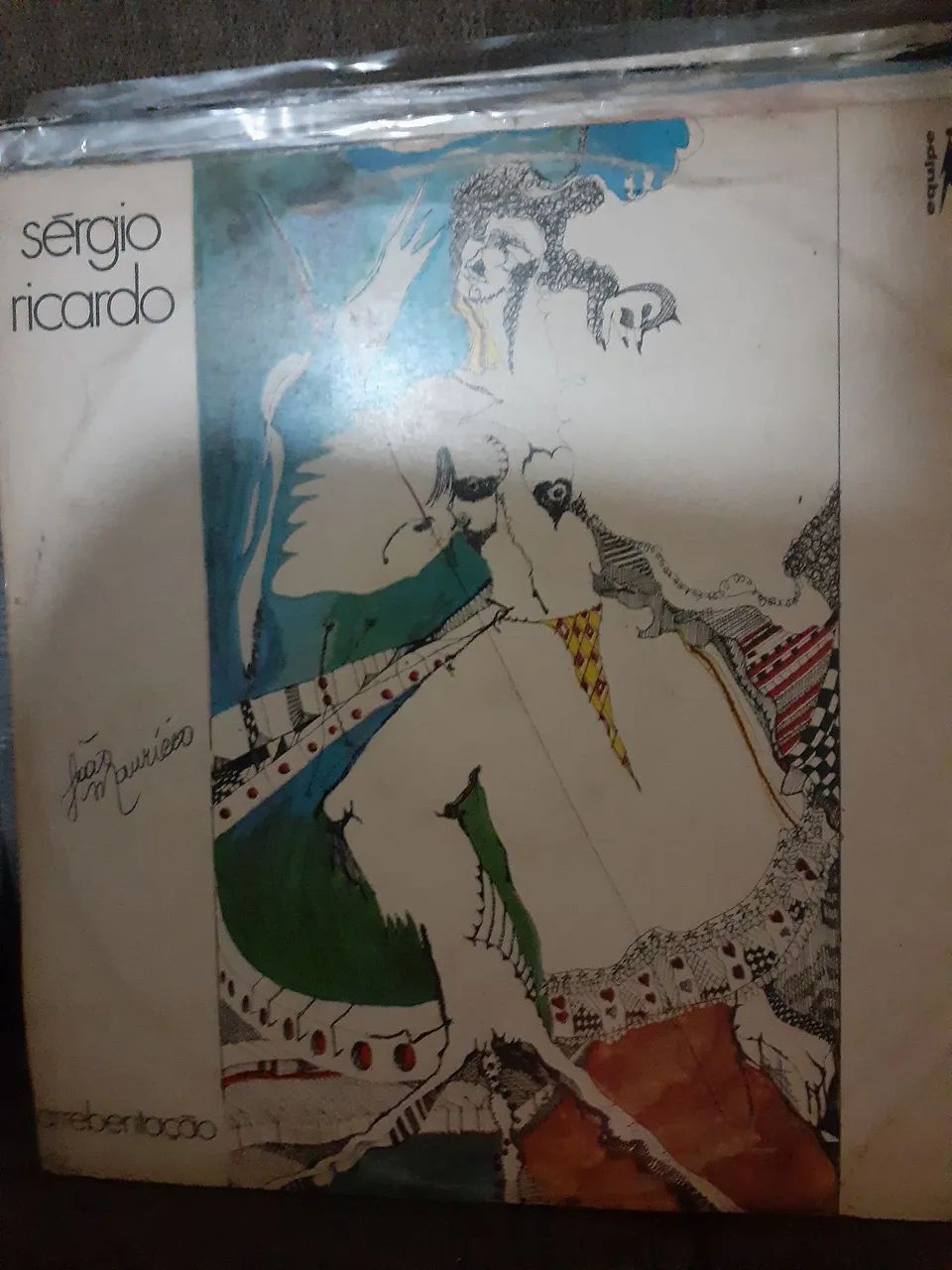 Disco / Vinil / LP - Sérgio Ricardo - Arrebentação - CDs, DVDs etc