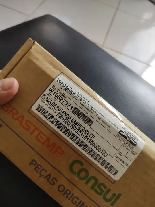 Placa POTENCIA- 2 Peças Brastemp bwt12  - Foto 3