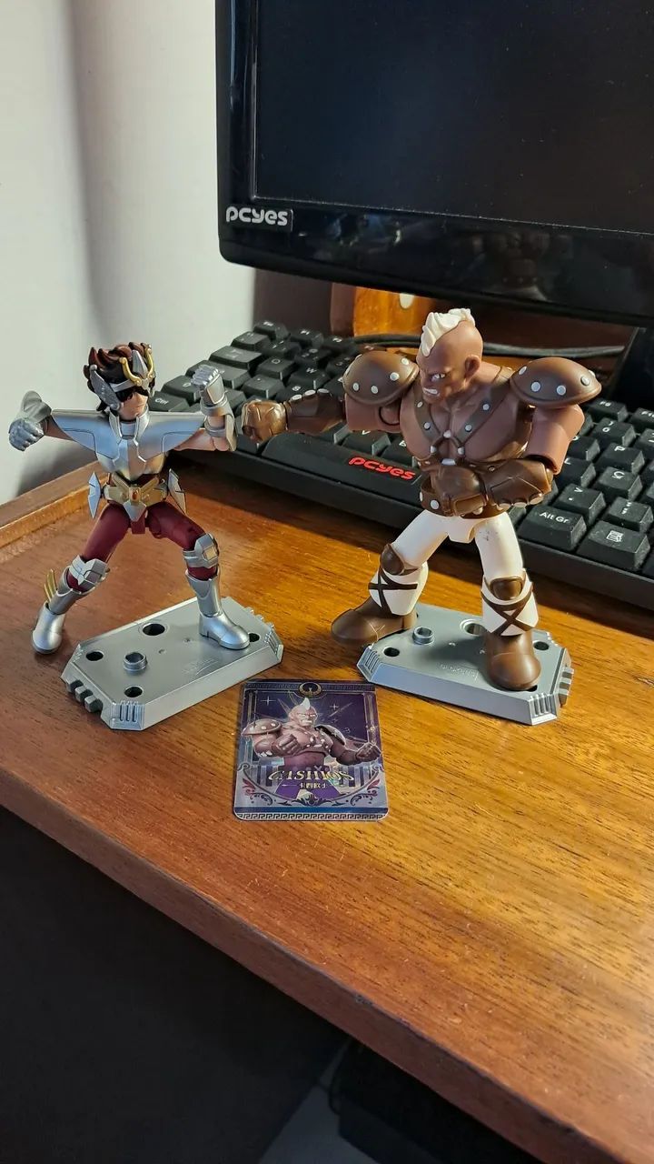 Blokees Boneco Cavaleiros do Zodíaco Cassius figure action - Foto 2