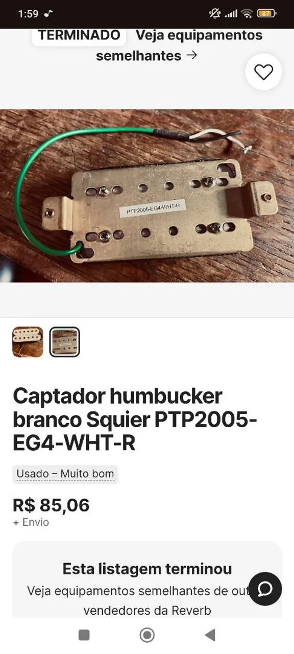 Captador Squier Humbucker  - Foto 2