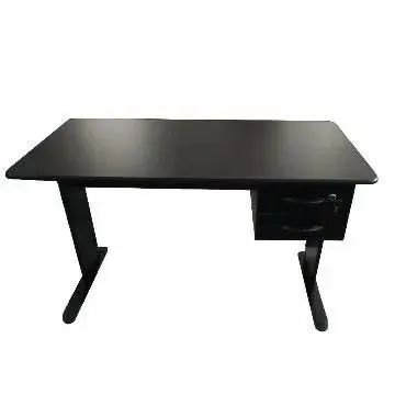 Mesa para escritório preta 1,20x0,60m - Foto 2
