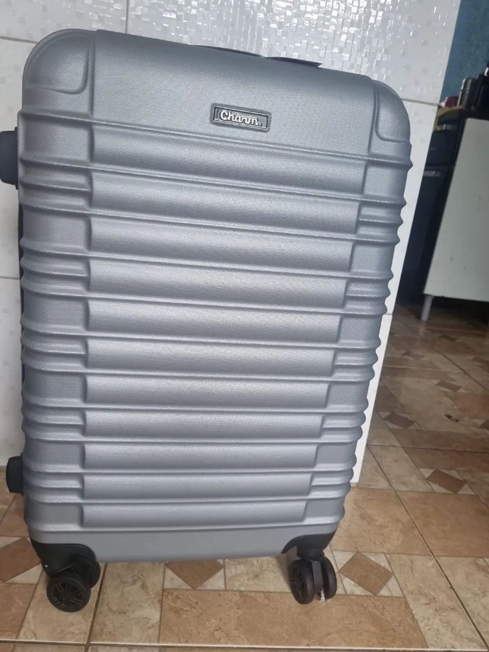 Mala de Viagem Charm - Prata
