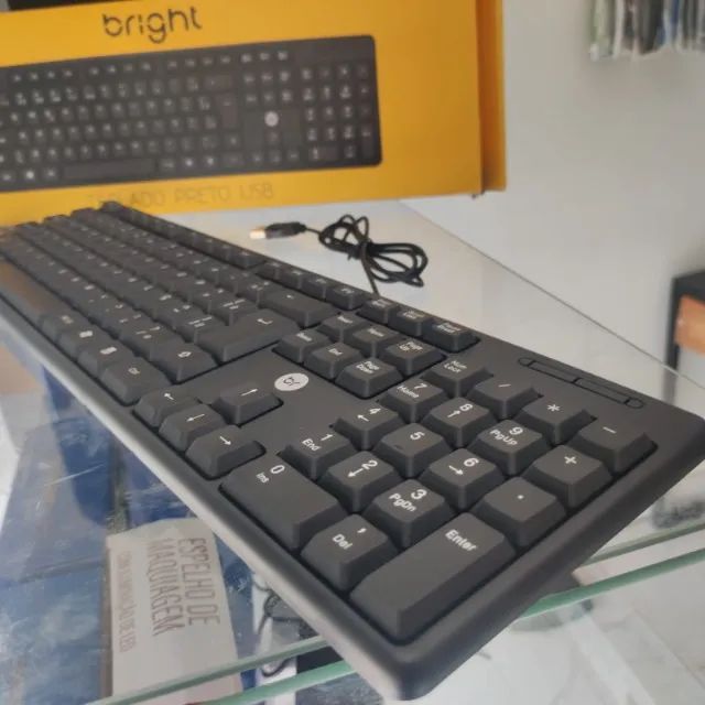 Teclados Básicos para PC - Novos - Foto 5