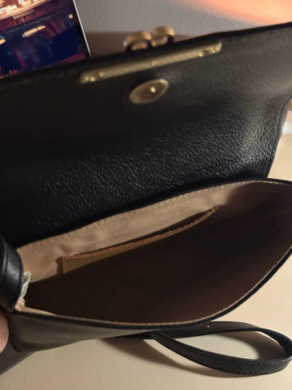 Bolsa classe de couro  - Foto 4