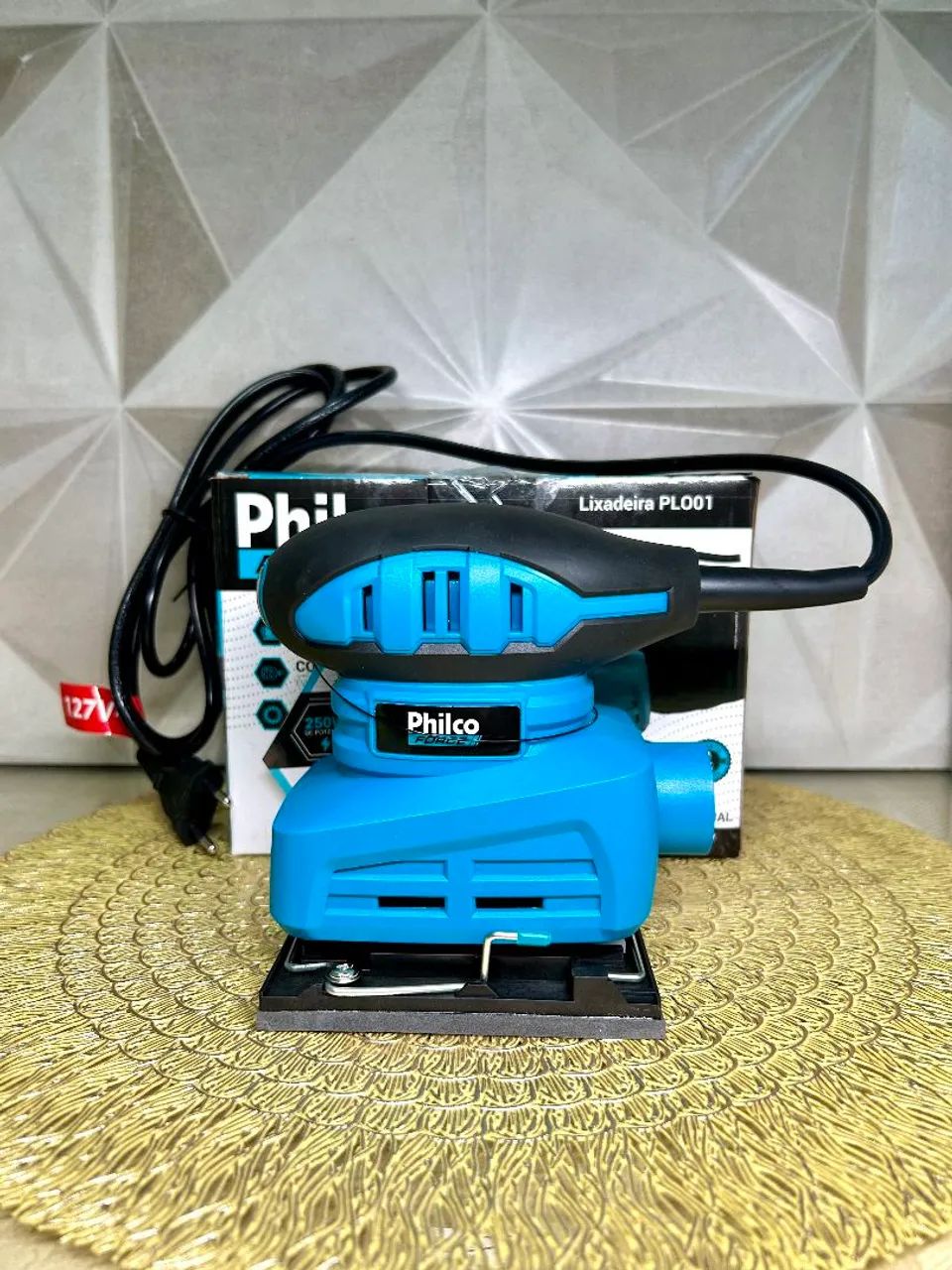 Lixadeira Orbital Philco Force 127V - Foto 3