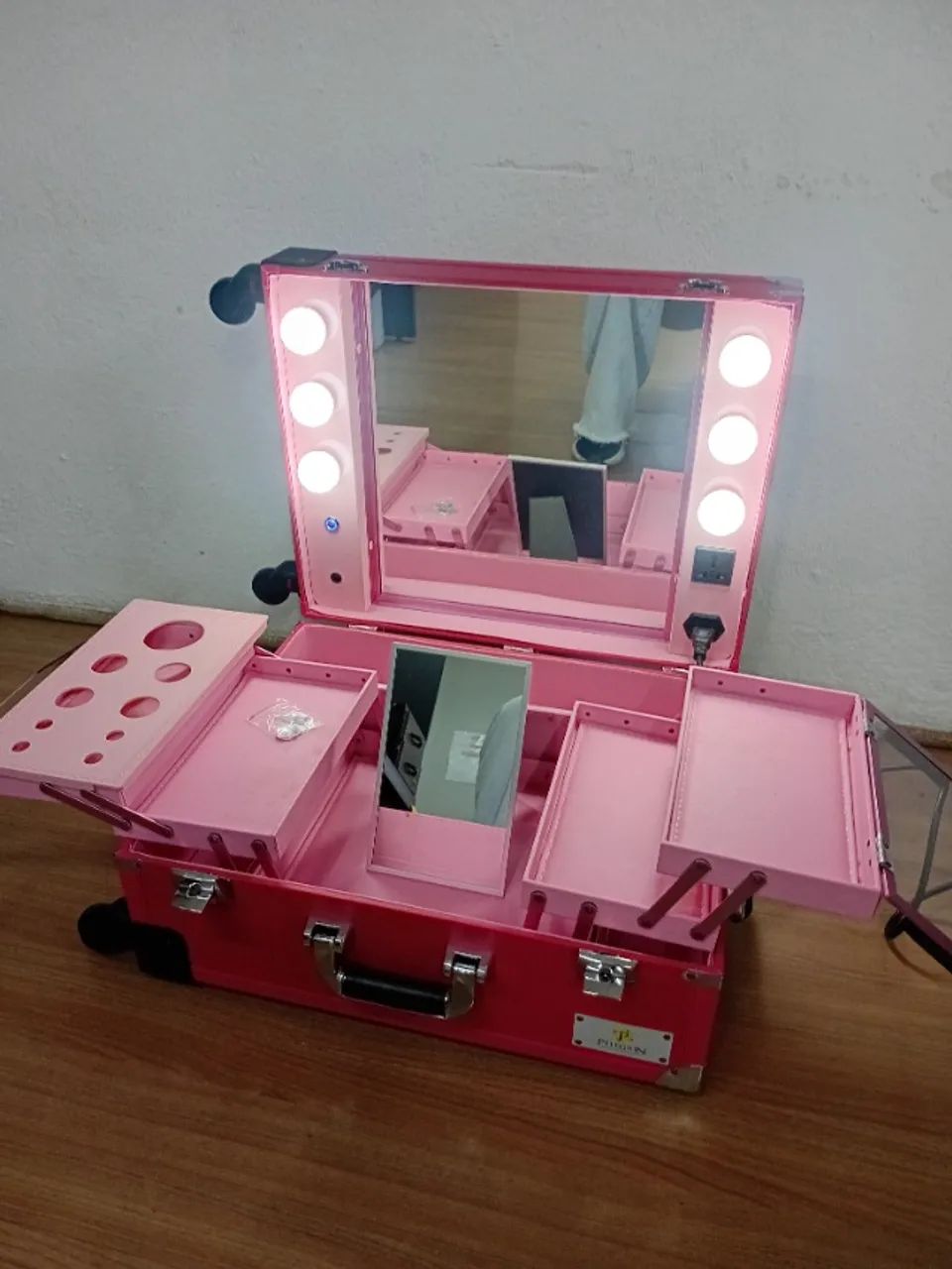 Mala Maquiagem Camarim Rosa