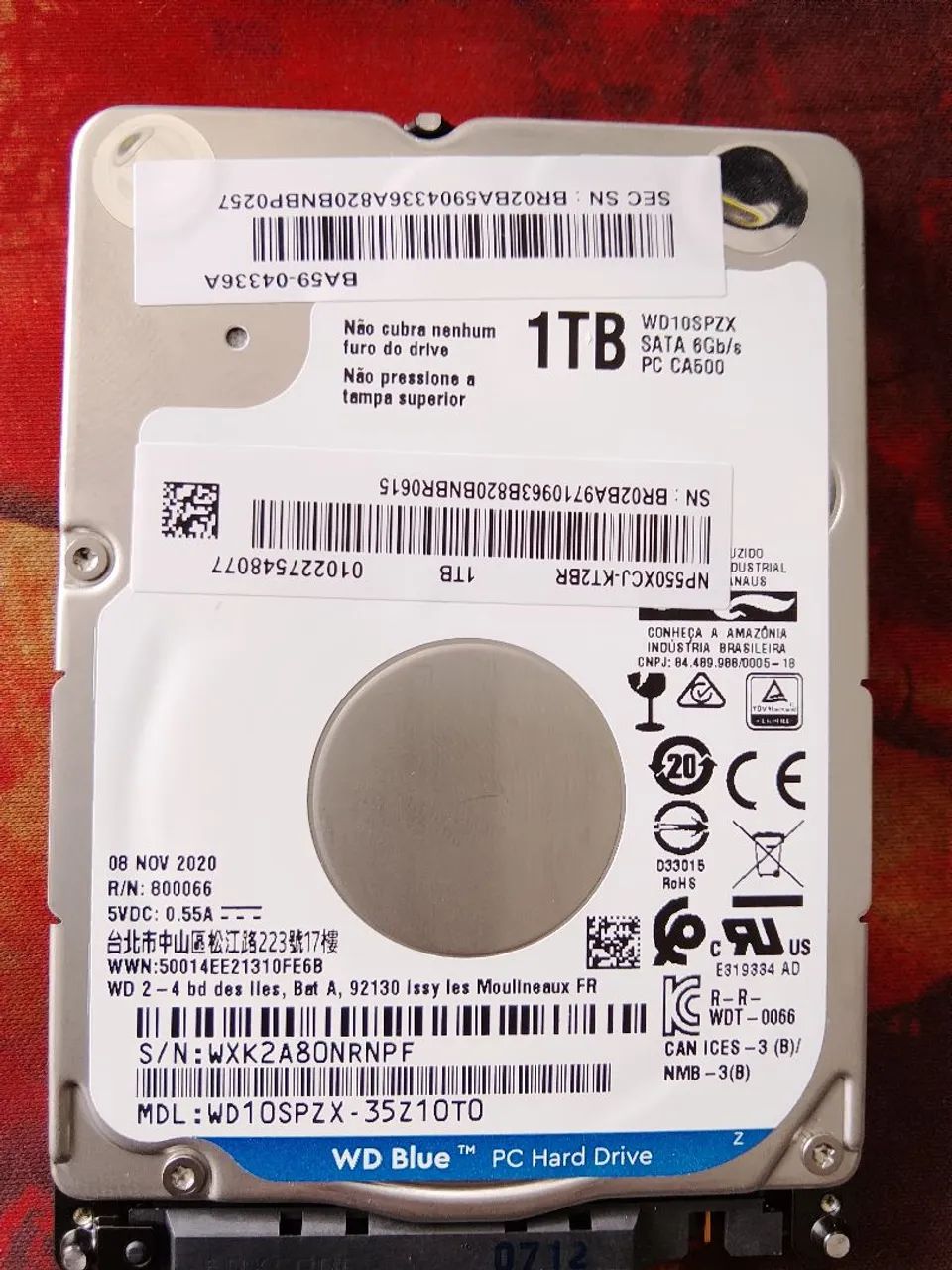 1028 HDD 2.5インチ 1TB 正常 10個 まとめ売り HD 1TB para Notebook - Armazenamento - Castanheira, Belém