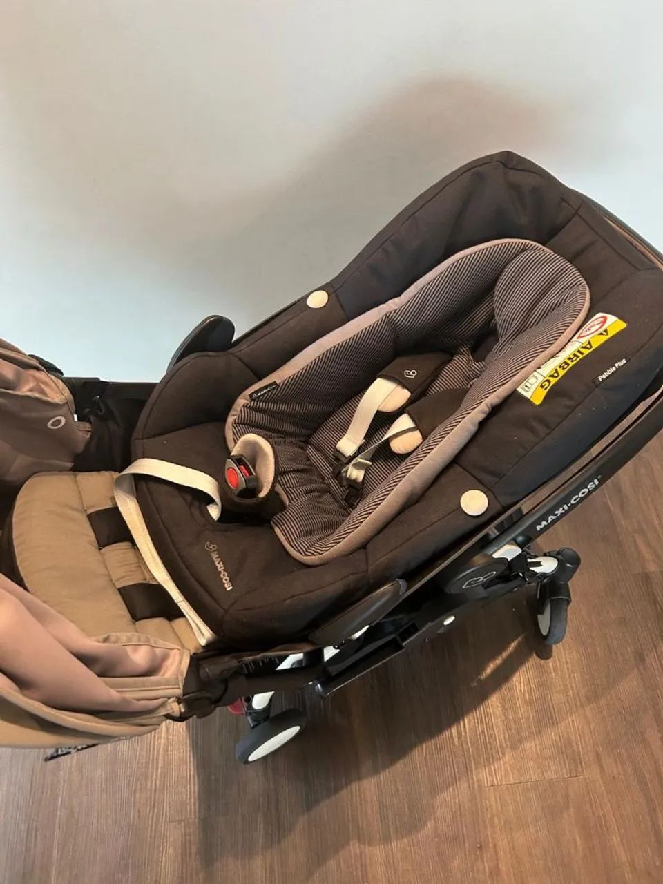 Yoyo Zen Carrinho de Bebê (com adaptador) + Bebê Conforto Maxi Cosi - Foto 4