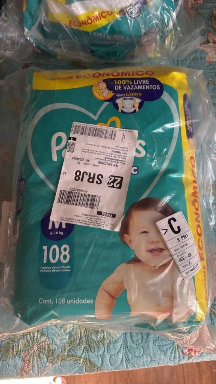 Kit Fralda pampers confort sec - Foto 2