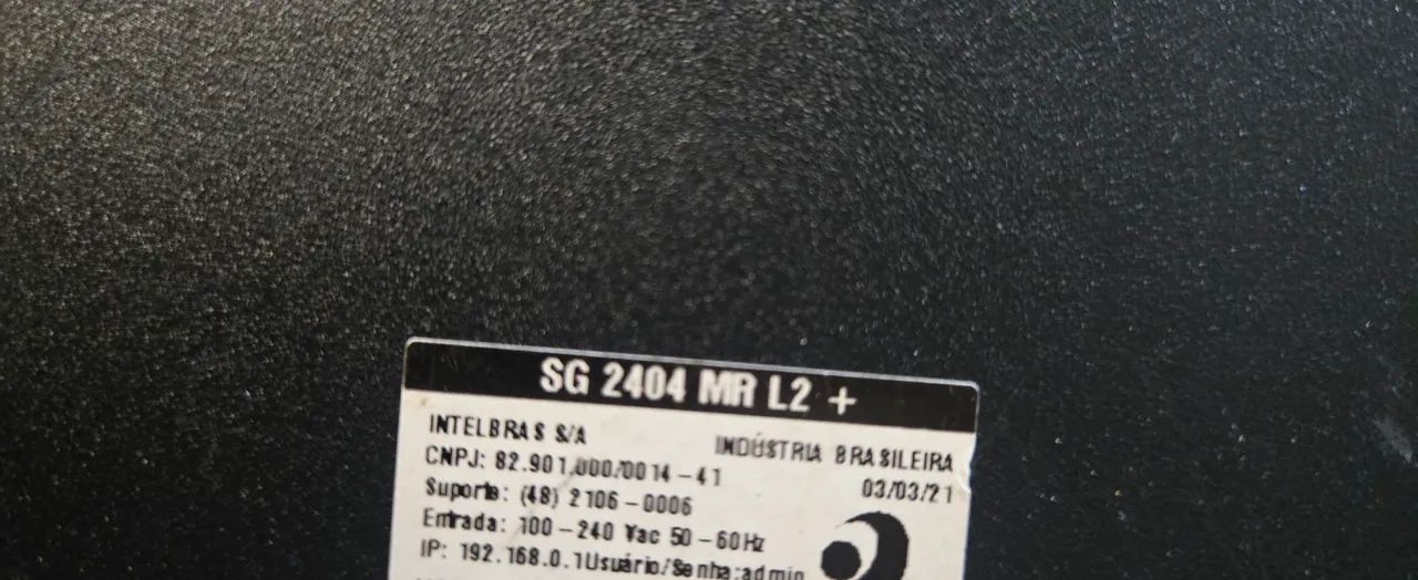 Switch Intelbras SG 2404 MR L2+ série Switch gerenciável - Foto 3
