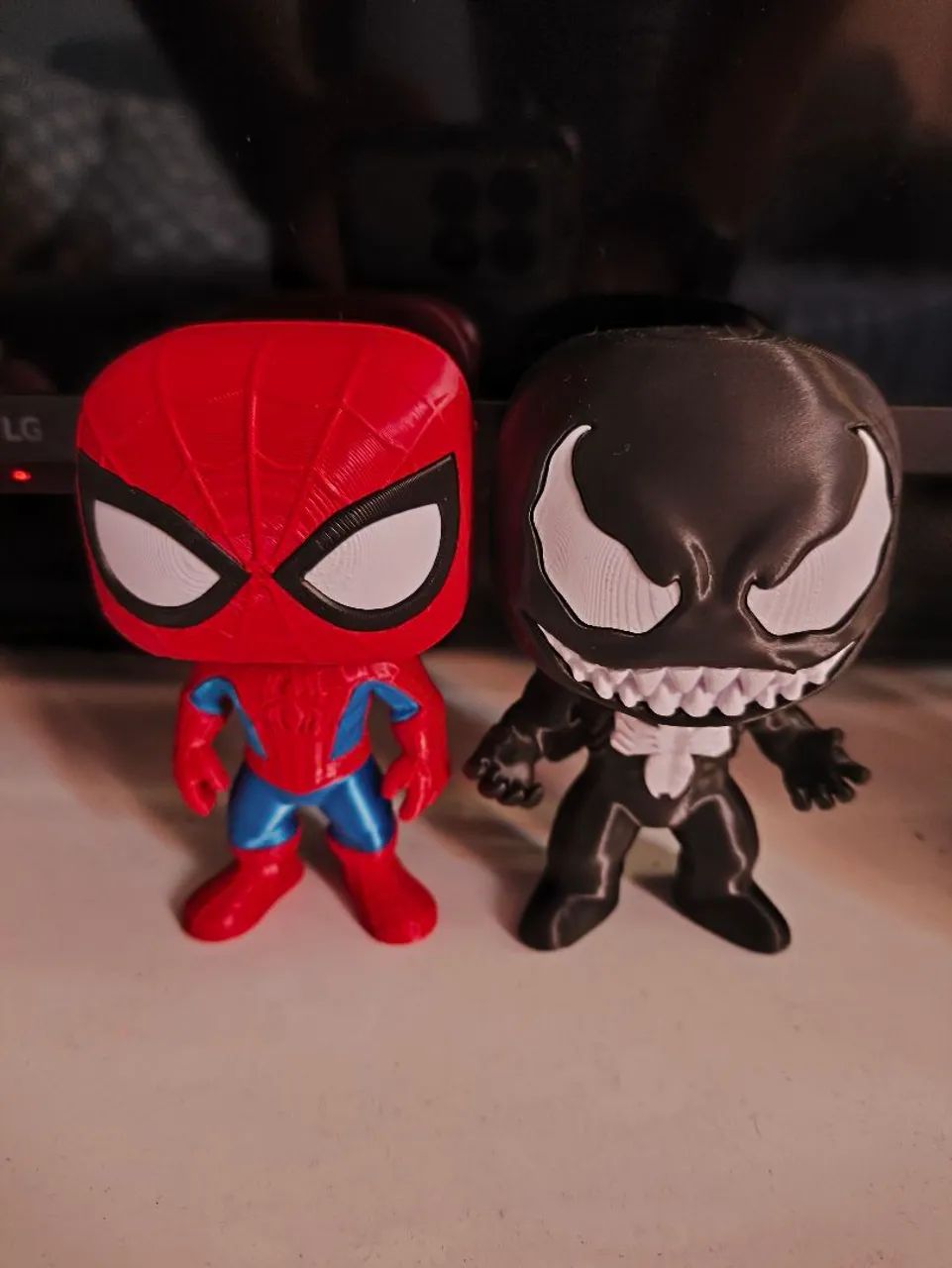 Funko Homem Aranha e Venom 