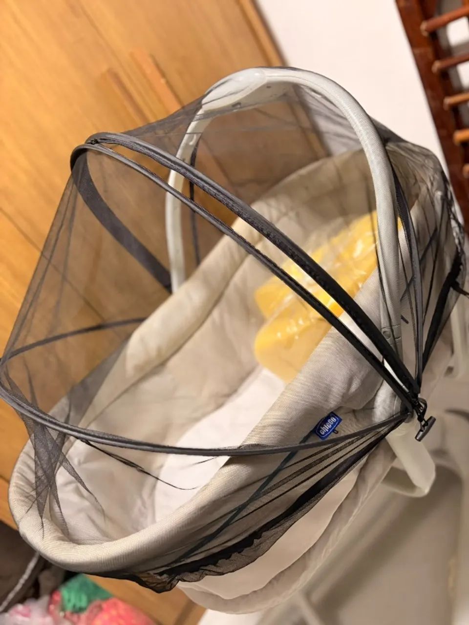 Tela Mosquiteiro para mini berço e Carrinho de bebê  - Foto 4