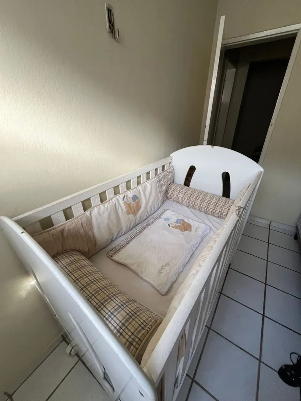 BERÇO INFANTIL BRANCO COMPLETO - Foto 2