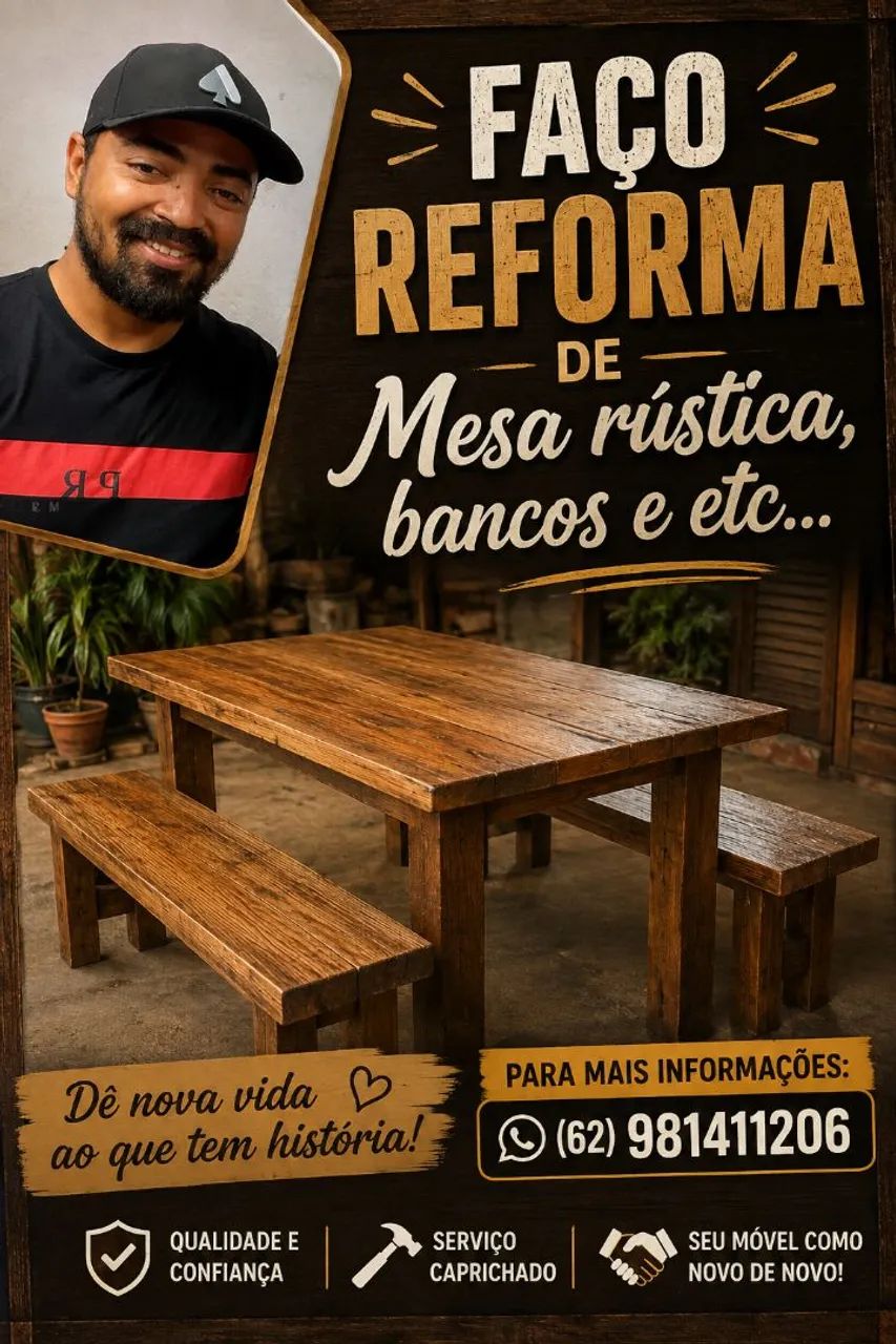 Reforma de Mesas Rústica 