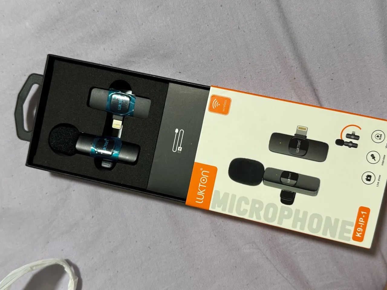 Microfone de Lapela entrada Lightning - Foto 2